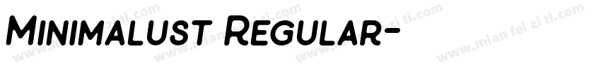 Minimalust Regular字体转换